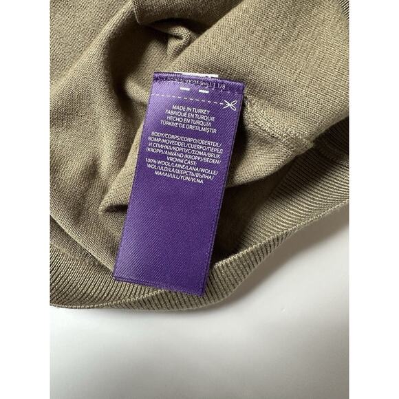 Ralph Lauren Purple Label Women’s Wool Brown Sweater Medium NWT $690 - Picture 9 of 9